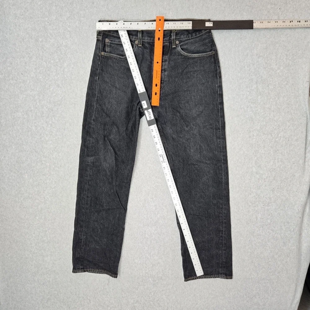 Levi's 501 Men Jeans 32X32 Dark Blue Denim Original‎ Fit Straight Leg 28